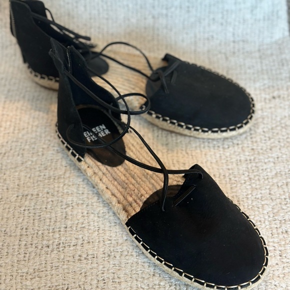 Eileen Fisher Lace Espadrille size 6 - Picture 3 of 5